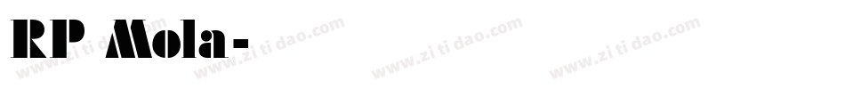 RP Mola字体转换